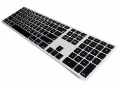 USA Matias Bluetooth Aluminum Backlit Keyboard Silver