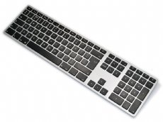 UK Matias Bluetooth Aluminum Backlit Keyboard Mac Space Gray