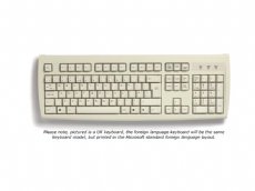 Standard Foreign Language Keyboards, Beige, USB