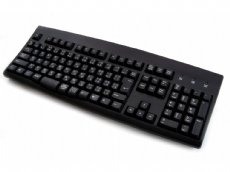 Japanese keyboard, black, USB and PS/2