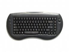 Freeboard, Mini, Infrared, Black, USB Keyboard with built in Trackball