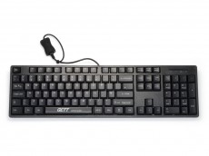 GCQ CleanType Easy Basic Black Keyboard