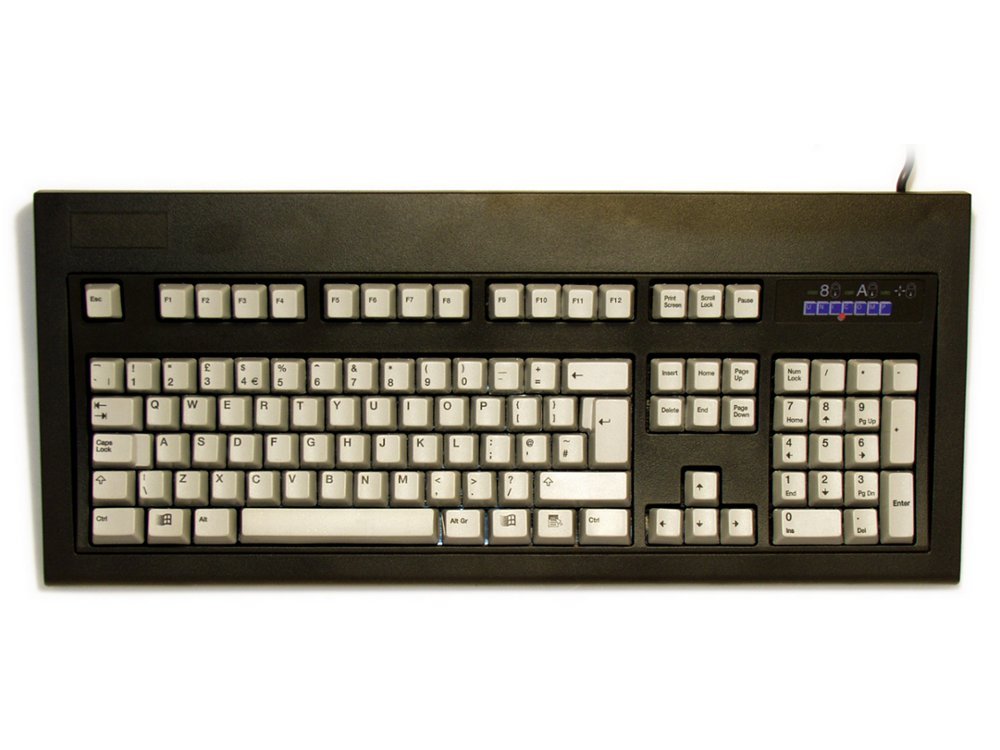 IBM Style Keyboard, Black : UB434HA : Keyboard Company