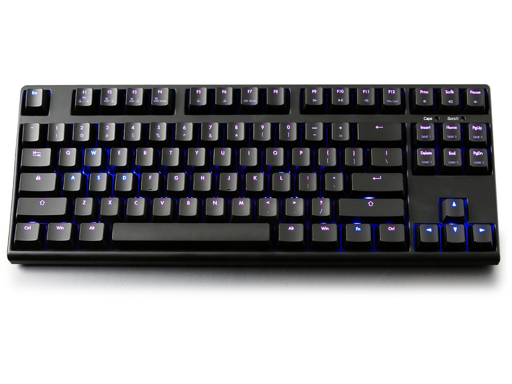 USA V80 Tenkeyless Hard Tactile Dual Backlit Keyboard : KBP-V80-W-B/R ...