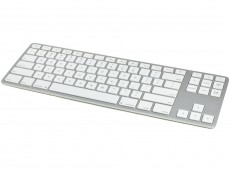 USA Matias Bluetooth Aluminum Tenkeyless Keyboard for Mac Silver