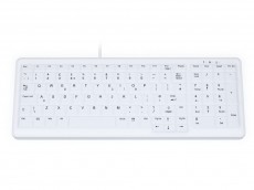 UK Medical IP-68 Compact Silicone Keyboard White