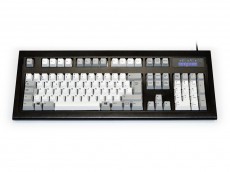 Swedish New Model M Keyboard Black White/Gray