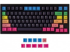 USA Keychron Q1 & K2 OEM Dye-Sub PBT Keycap Set Rainbow