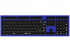 ISO Keychron Q6 QMK RGB Aluminium Mac/PC Navy Blue Barebone Custom Keyboard with Knob