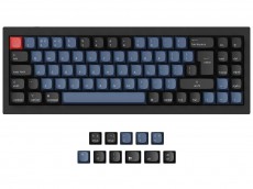 UK Keychron Q7 QMK RGB Tactile Aluminium Mac/PC Carbon Black Custom 70% Keyboard