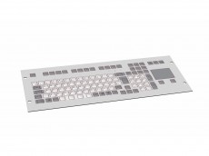 Tipro Standard layout Rack Mount Keyboard with integrated capacitive touchpad USB