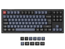 UK Keychron V3 QMK RGB PBT Tactile Mac/PC Frosted Black Custom Keyboard with Knob