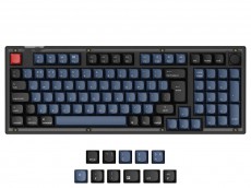 UK Keychron V5 QMK RGB Tactile Mac/PC Frosted Black Custom Keyboard with Knob
