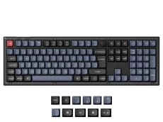 Keychron V6 QMK RGB PBT Mac/PC Frosted Black Custom Knob Keyboards
