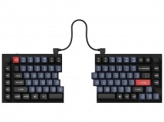 Keychron Q11 Split Ergo QMK RGB Aluminium Mac/PC Carbon Black Custom Keyboard with Knob