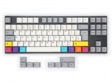 UK VA88M CMYK PBT Backlit MX Brown Tactile Keyboard